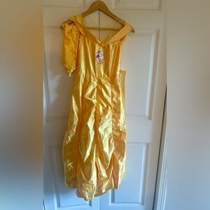 Yellow Princess Dress with Character Print
